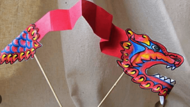 Cool:3vu5aqeyimy= Paper Dragon Puppet Design