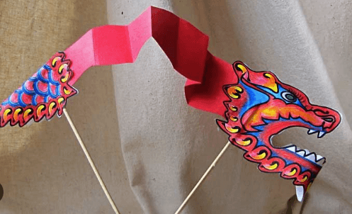 Cool:3vu5aqeyimy= Paper Dragon Puppet Design