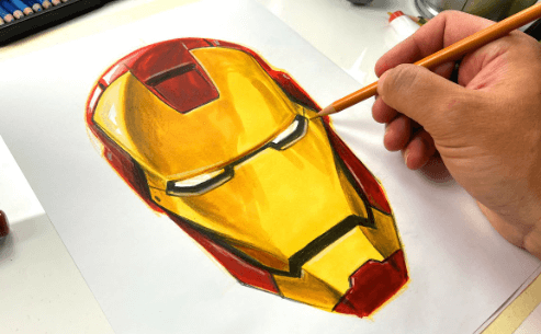 Cool:69hvvm3p2pk= Iron Man Drawing