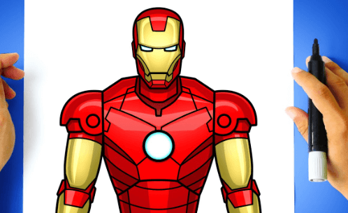 Cool:69hvvm3p2pk= Iron Man Drawing